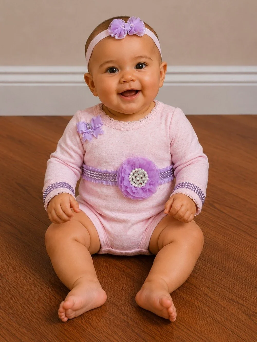 3 Months Custom Made Bling Long Sleeve